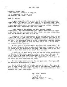 Complaint against Graham Berry